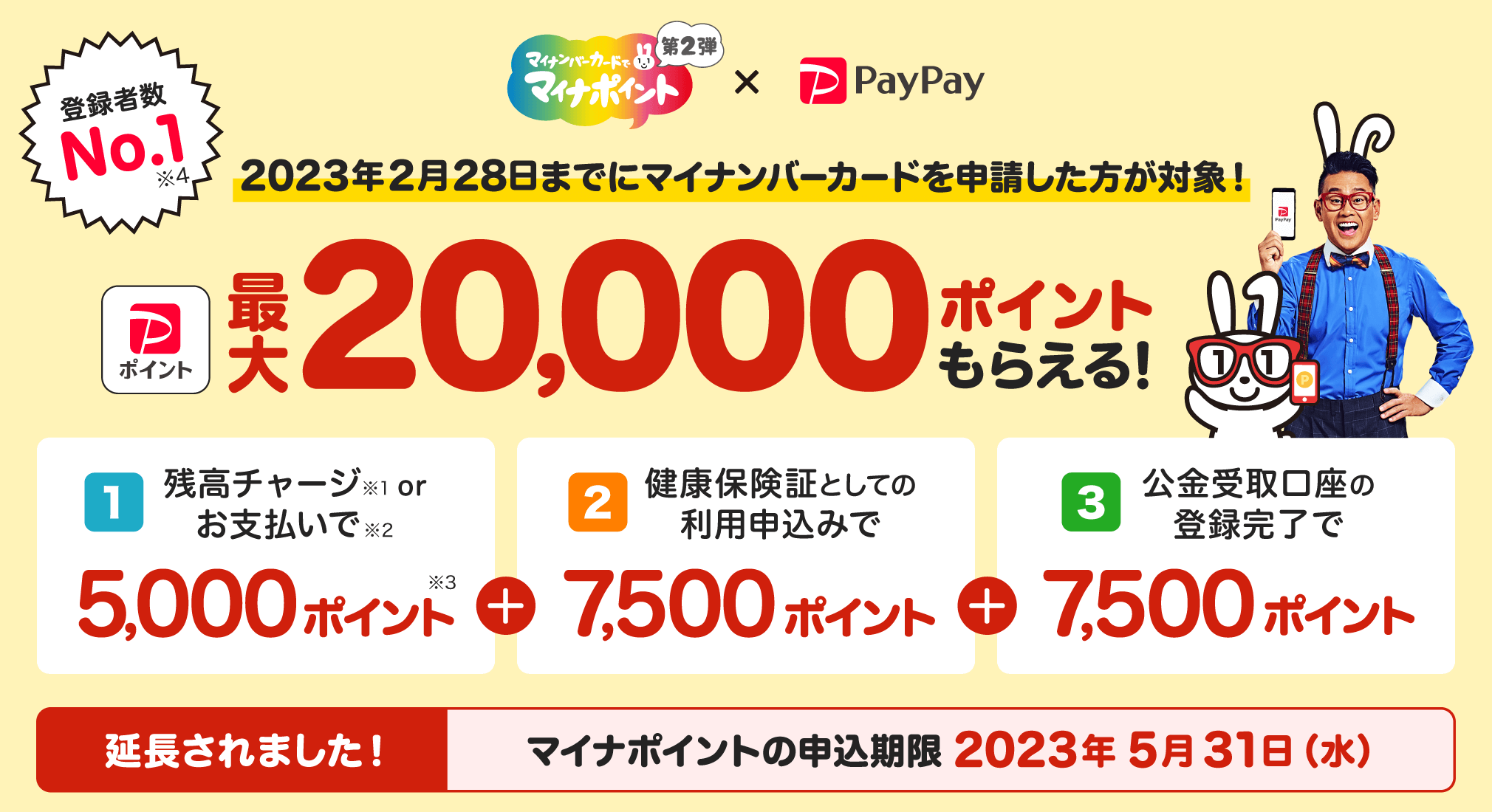 マイナポイント × PayPay｜PayPayでも最大20,000ポイントもらえる