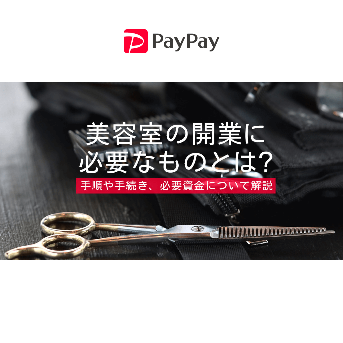 美容室の開業に必要なものとは？手順や手続き、必要資金について解説 - PayPay