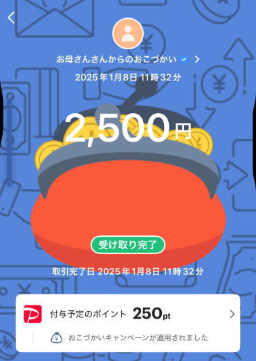 活用術②お小遣い