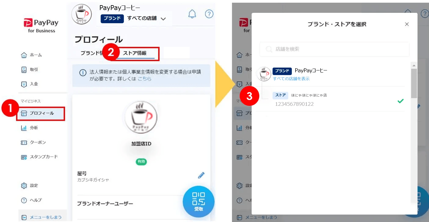 ストア情報