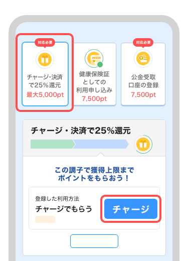 マイナポイントの付与を確認する（登録済みの方） - キャッシュレス